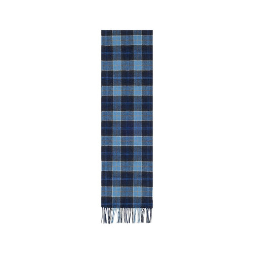 Barbour Blue Wool Scarf
