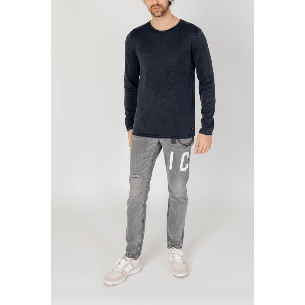Blue Cotton Sweatshirt