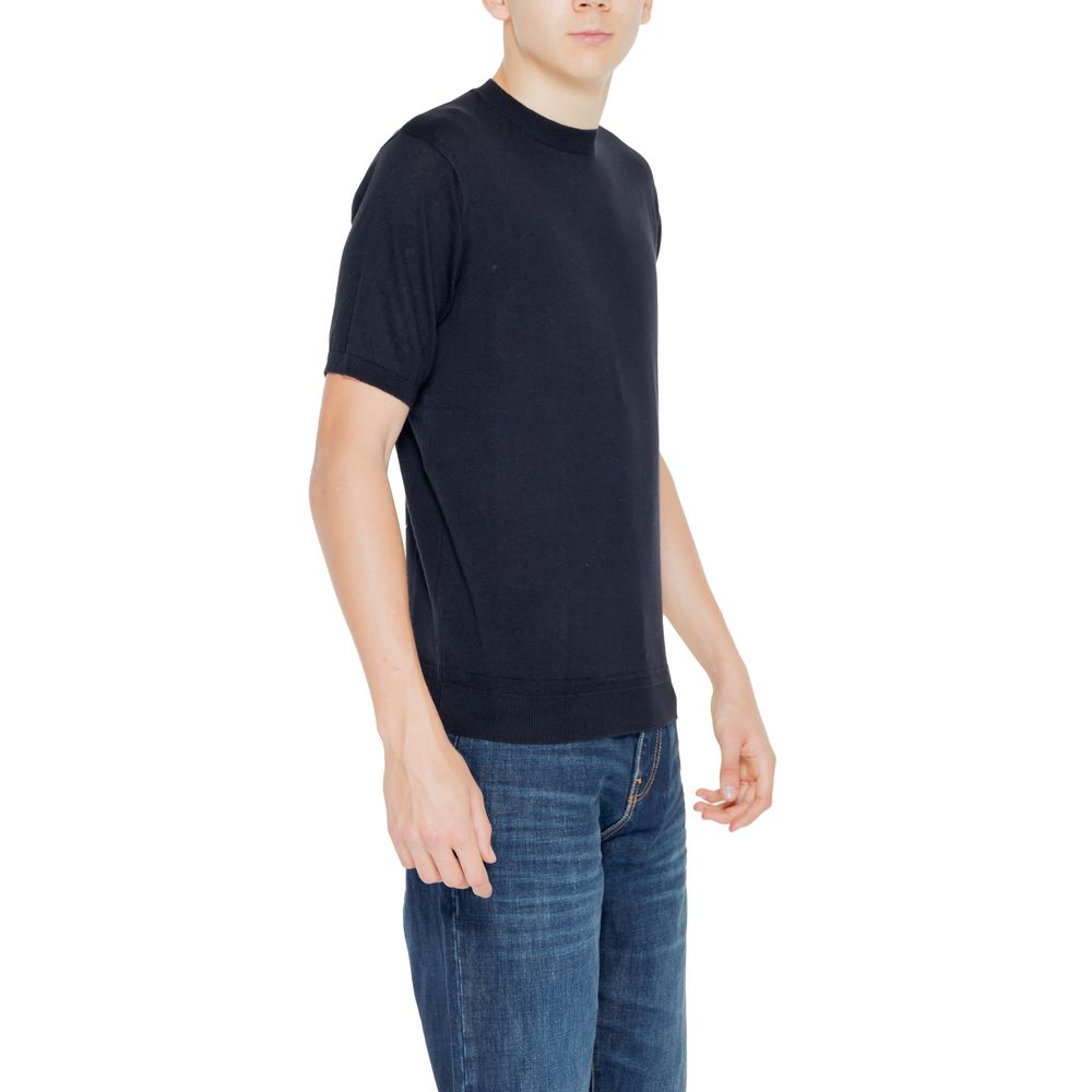 Black Cotton Sweatshirt