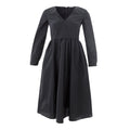 Black Polyester Cocktail Dress