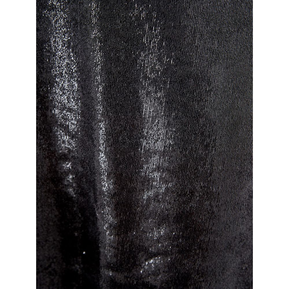 Black Polyester Cocktail Dress